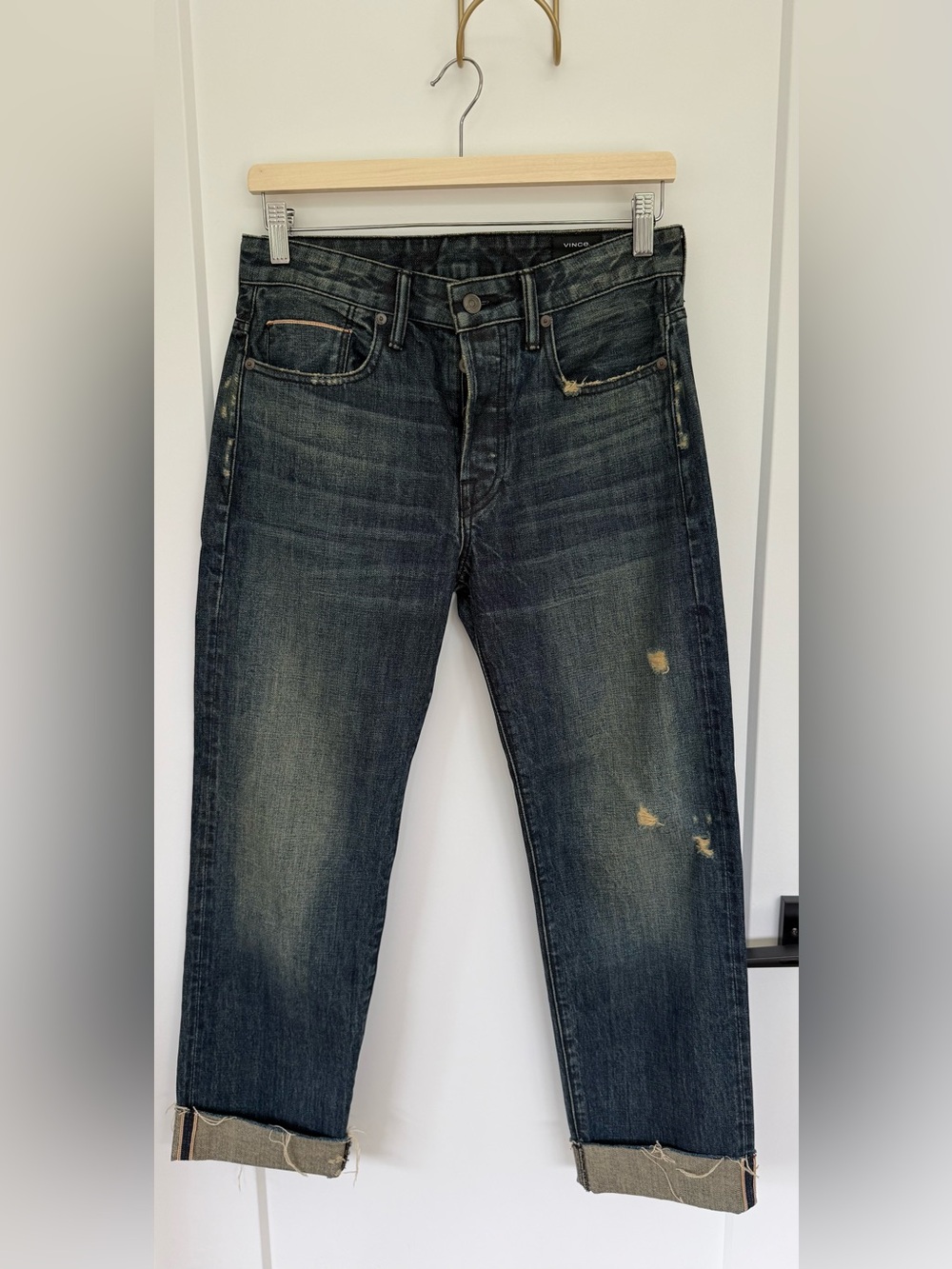 Vince Dark Blue Denim Jeans